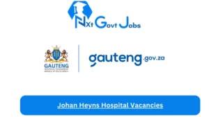 Johan Heyns Hospital Vacancies 2023 @professionaljobcentre.gpg.gov.za Careers