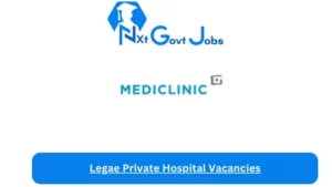 New x1 Legae Private Hospital Vacancies 2024 | Apply Now @www.mediclinic.co.za for Clinical Trials Unit Manager, Stock Controller Jobs